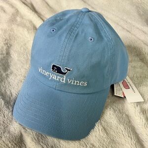 Vineyard Vines Sky Blue Whale Embroidered Baseball Cap